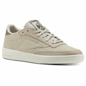 Reebok Club C 85 Turnschuhe Damen - Gold/Weiß - DE 043-LGM